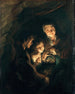 ældre kvinde med en kurv med kul - Peter Paul Rubens — visning af kunstværket