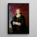 Portrait af en dame - Peter Paul Rubens — indrammet kunstværk på væggen
