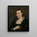 Portrait af Isabella Brant - Peter Paul Rubens — indrammet kunstværk på væggen