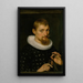 Portrait af en mand muligvis arkitekt eller geograf - Peter Paul Rubens — indrammet kunstværk på væggen