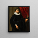 Portræt af en mand, måske Peter van Hecke - Peter Paul Rubens — indrammet kunstværk på væggen