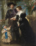 Rubens, hans kone Hélène Fourment og deres søn Frans - Peter Paul Rubens — visning af kunstværket