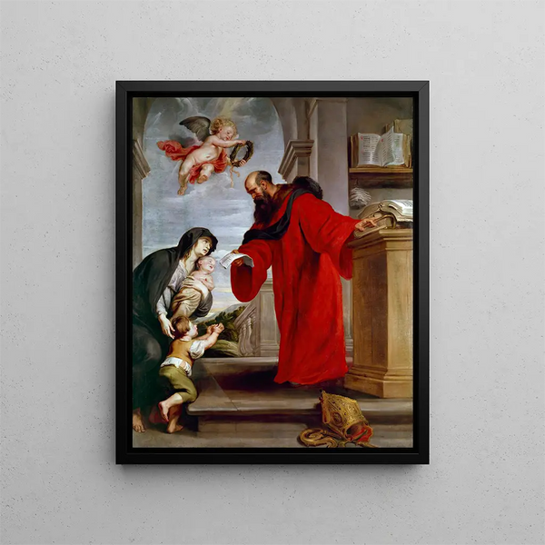 Peter Paul Rubens - Saint Ives of Treguier Patron of Lawyers Defender of Widows and Orphans.webp