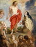 Sainte Thérèse de Vila, der beder for sjælene i skærsilden - Peter Paul Rubens — visning af kunstværket