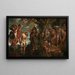 Le Baptême du Christ - Peter Paul Rubens — indrammet kunstværk på væggen