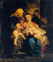 La Sainte Famille med hellige Elisabeth og hellige Johannes - Peter Paul Rubens — visning af kunstværket