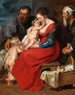 Den Hellige Familie med de hellige Elisabeth og Johannes Døberen - Peter Paul Rubens — visning af kunstværket