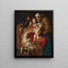 La Sainte Famille avec sainte Élisabeth, saint Jean et une colombe - Peter Paul Rubens — indrammet kunstværk på væggen