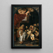 La Dernière Communion de Saint François d'Assise - Peter Paul Rubens — indrammet kunstværk på væggen