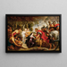 La rencontre de David et Abigaïl - Peter Paul Rubens — indrammet kunstværk på væggen