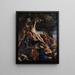 L'Érection de la Croix - Peter Paul Rubens — indrammet kunstværk på væggen