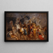 Henri IVs triumfindgang i Paris den 22. marts 1594 - Peter Paul Rubens — indrammet kunstværk på væggen