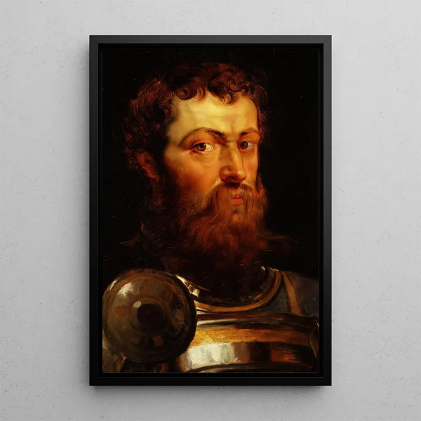 Kriger - Peter Paul Rubens — indrammet kunstværk på væggen
