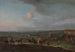Le champ de course à Newmarket, Cambridgeshire, préparatifs pour le King's Plate - Peter Tillemans — visning af kunstværket