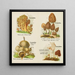 Petit atlas des champignons Pl 2 - Delachaux Niestlé — indrammet kunstværk på væggen