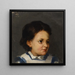 Petite Liisa - Hélène Schjerfbeck — indrammet kunstværk på væggen