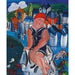 Reproduktion af maleriet Lille Petite badende i Sainte-Adresse - Raoul Dufy