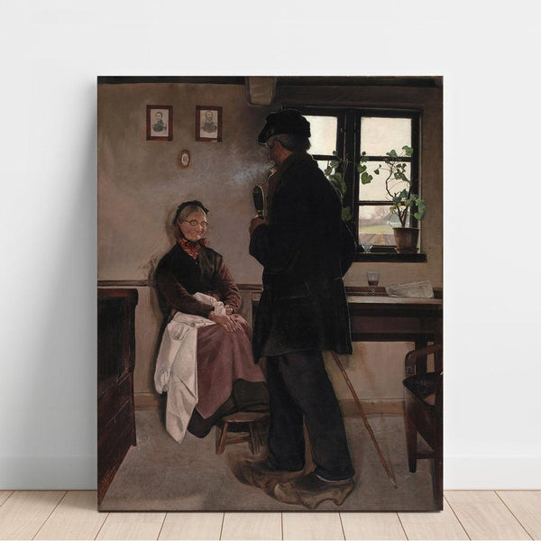 Reproduktion af maleriet Petits porteurs, Sealand - Laurits Andersen Ring