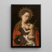 Madone - Petrus Christus — indrammet kunstværk på væggen
