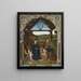 La Nativité - Petrus Christus — indrammet kunstværk på væggen
