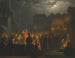På markedet - Petrus van Schendel — visning af kunstværket