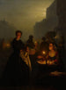 Fiskemarked ved Sankt Jakobs Kirke - Petrus van Schendel — visning af kunstværket