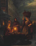 Marché au clair de lune - Petrus van Schendel — visning af kunstværket