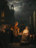 Marché nocturne de Rotterdam - Petrus van Schendel — visning af kunstværket