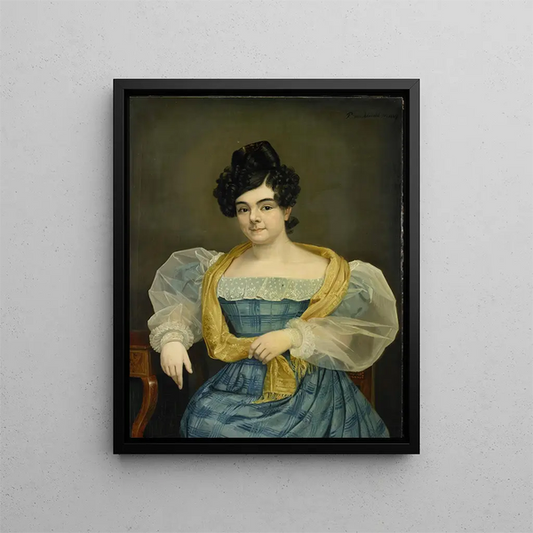 Petrus van Schendel - Portrait of Adriana Johanna van Wijck Wife of Johannes Ploos van Amstel.webp