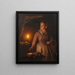 La cabine de nuit - Petrus van Schendel — indrammet kunstværk på væggen