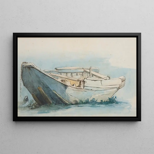 Petrus van der Velden - Old boat.webp