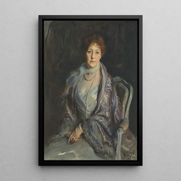 Marquise de Laborde Pauline Léon née Pauline de Rafelis de Saint Sauveur - Philip Alexius de László — indrammet kunstværk på væggen