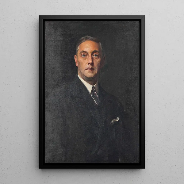 Portrait af Norman Louis Cappel Esq - Philip Alexius de László — indrammet kunstværk på væggen