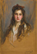 Portræt af prinsesse Nina Georgievna 1901-1974 - Philip Alexius de László — visning af kunstværket
