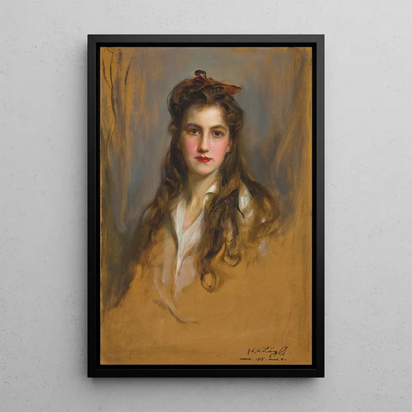 Portræt af prinsesse Nina Georgievna 1901-1974 - Philip Alexius de László — indrammet kunstværk på væggen