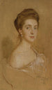 Portræt af en dame med en perle - Philip Alexius de László — visning af kunstværket