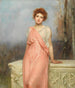 En romersk skønhed - Philip Hermogenes Calderon — visning af kunstværket