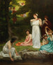 Joyeux sommer C'était behageligt, da skovene var grønne - Philip Hermogenes Calderon — visning af kunstværket