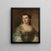 Portrait af Marie-Thérèse Borrekens - Philip Joseph Tassaert — indrammet kunstværk på væggen