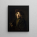 Portrait de Heyman Dullaert - Philip Koninck — indrammet kunstværk på væggen