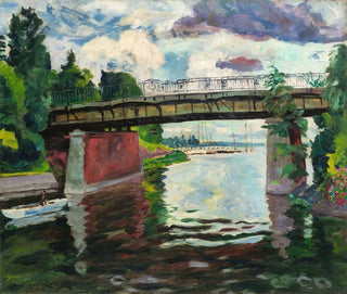 Le pont de Wannsee - Philipp Franck — visning af kunstværket