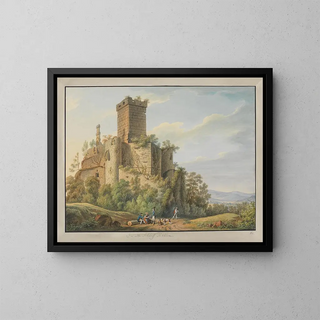 Philipp Jakob Becker - Burg Rtteln bei Lrrach.webp