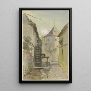 Philipp Rumpf - Gsschen mit Rckseite einer Mhle.webp