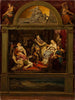 kompositionsskitse, der illustrerer Johann Ludwig Uhlands digt Sängers Fluch - Philipp von Foltz — visning af kunstværket