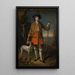 Sir Edward Hales baronnet de Hales Place Hackington Kent - Philippe Mercier | Reproduction — indrammet kunstværk på væggen