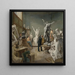 L'Atelier des sculpteurs - Philippe Parrot Lecomte — indrammet kunstværk på væggen