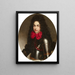 Portrait af Louis XIV's søn - Philippe Vignon — indrammet kunstværk på væggen