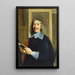 Un chevin de Paris - Philippe de Champaigne — indrammet kunstværk på væggen