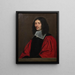 Portrait of Jérôme Bignon - Philippe de Champaigne — indrammet kunstværk på væggen