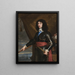 Portrait af kong Charles II af England - Philippe de Champaigne — indrammet kunstværk på væggen